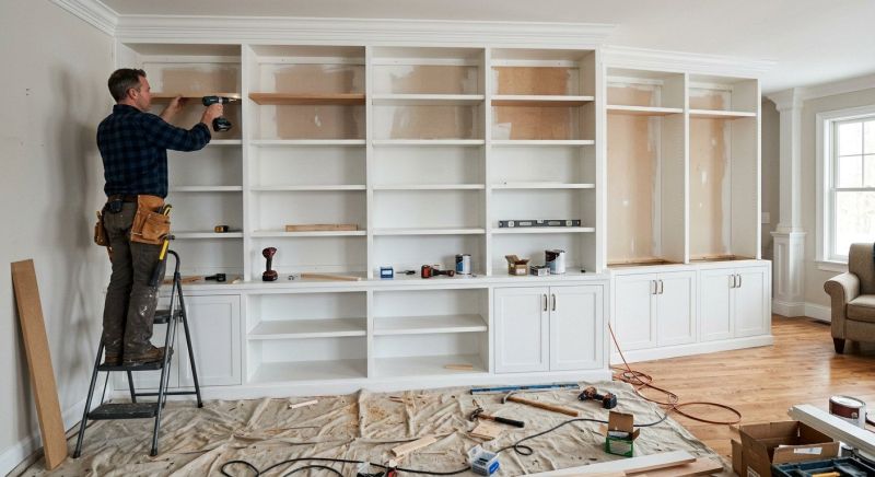 Built In Storage Installation in Alexandria, VA
