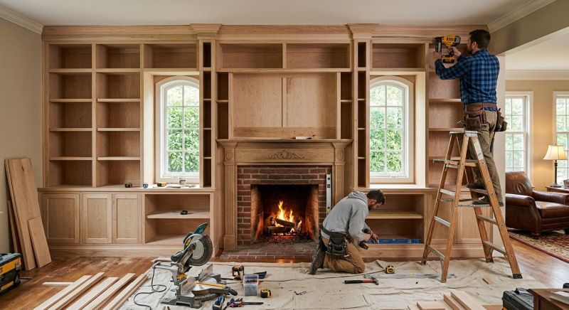 Fireplace Built Ins Installation in Raleigh, NC